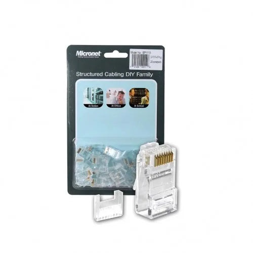 Micronet Cat 6 RJ45 Cable Connector-Pack Of 20 Pieces-Best Price In BD