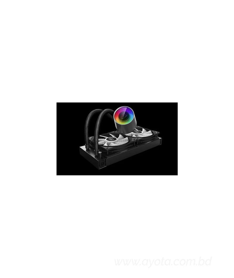 Deep Cool CASTLE 240 RGB V2 the pump is the pressure relief cold row Waterblock Liquid CPU Cooling System For LGA20XX/LGA1366/LGA115X , TR4/AM4/AM3+/AM3/AM2+/AM2/FM2+/FM2/FM
