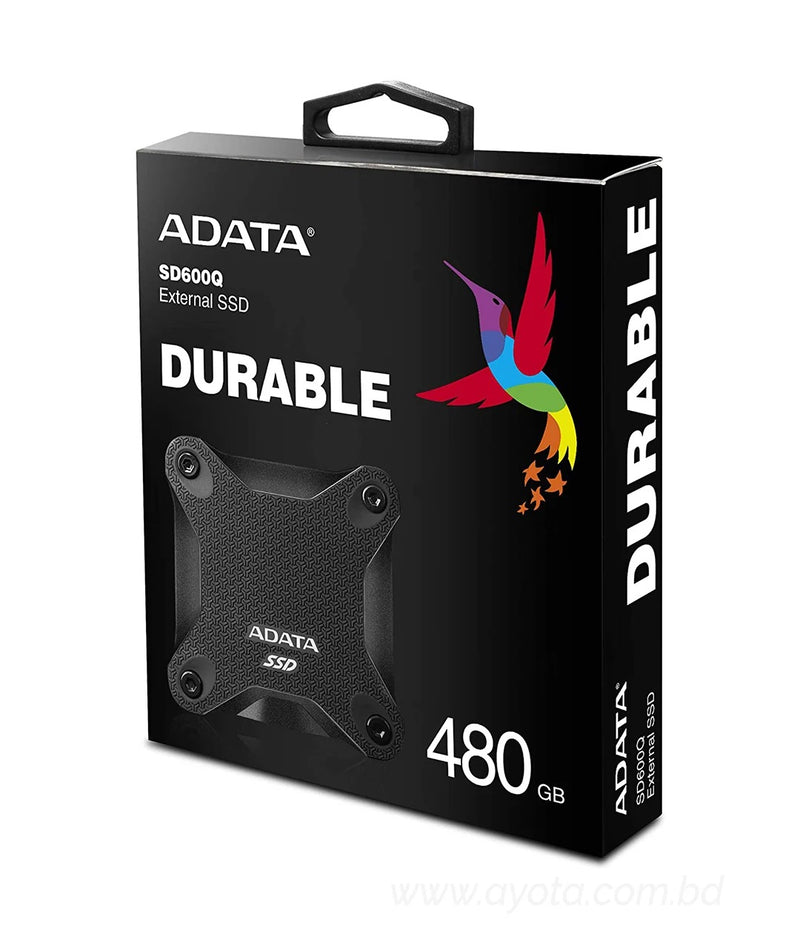 ADATA SD600Q 480GB USB 3.2 3D NAND External Solid State Drive