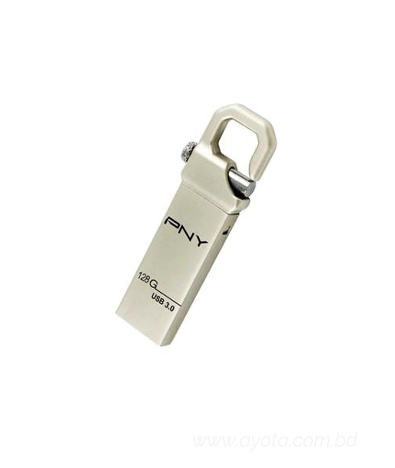 PNY Metal Hook 128GB USB 3.0 Attache Pen Drive