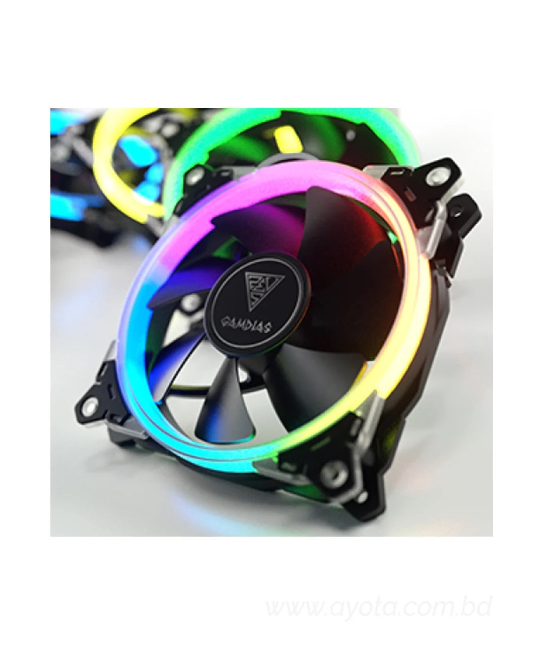 GAMDIAS AEOLUS Extra 4 pin Peripheral M1A-1201 RGB Case Cooler Fan