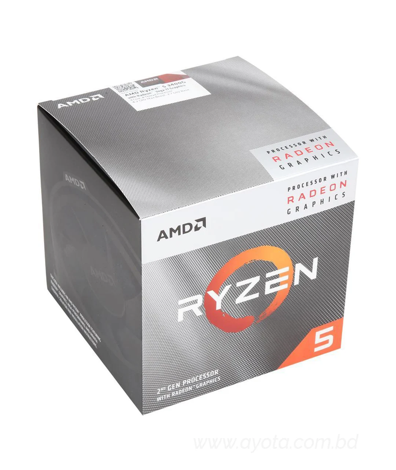 AMD Ryzen 5 3400G Processor with Radeon RX Vega 11 Graphics-Best Price In BD