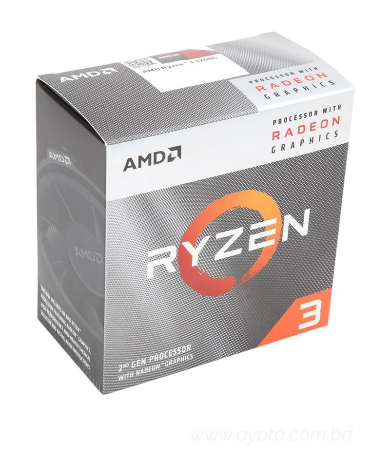 AMD Ryzen 3 3200G Processor with Radeon RX Vega 8 Graphics-Best Price In BD