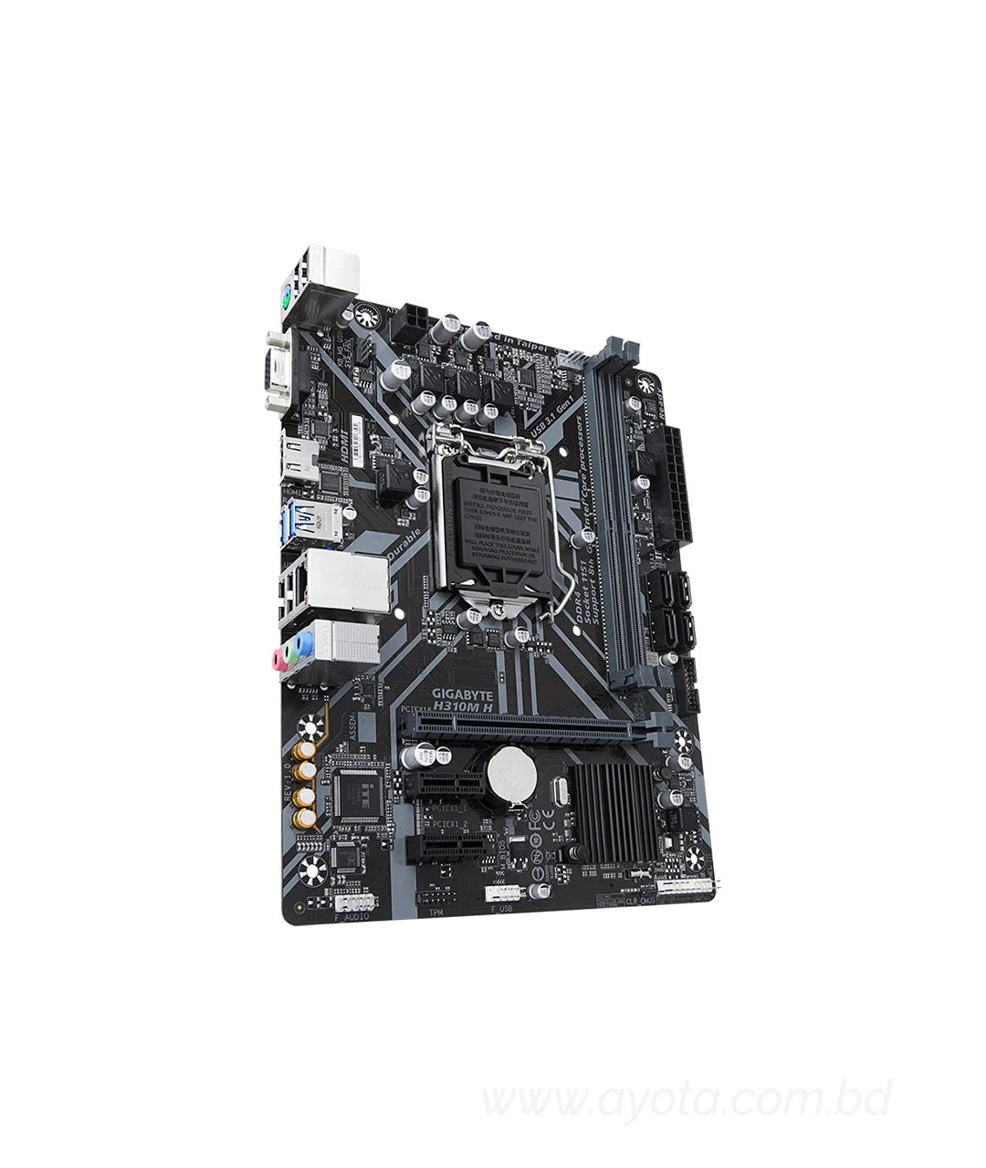 Gigabyte H310M H 8th Gen Micro ATX Motherboard-best price in bd