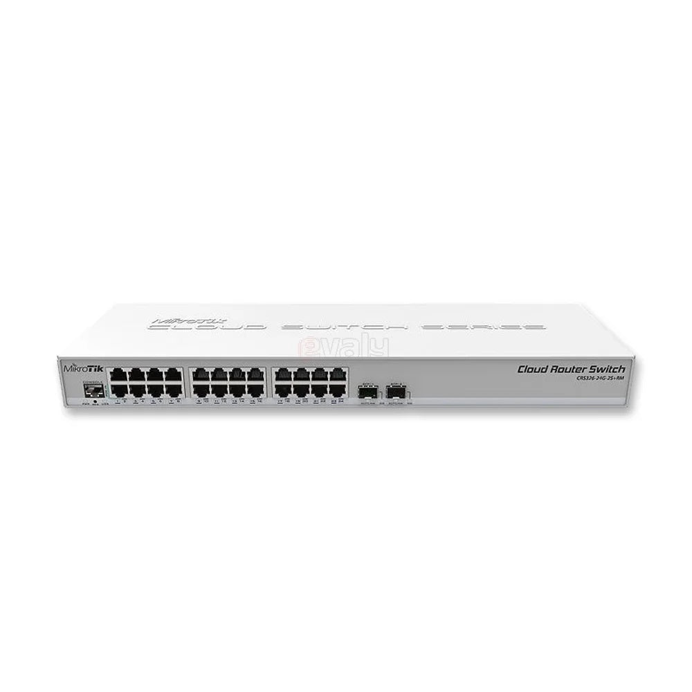 Mikrotik CRS326-24G-2S+RM 24 Gigabit port Mountable Rack Switch-best price in bd