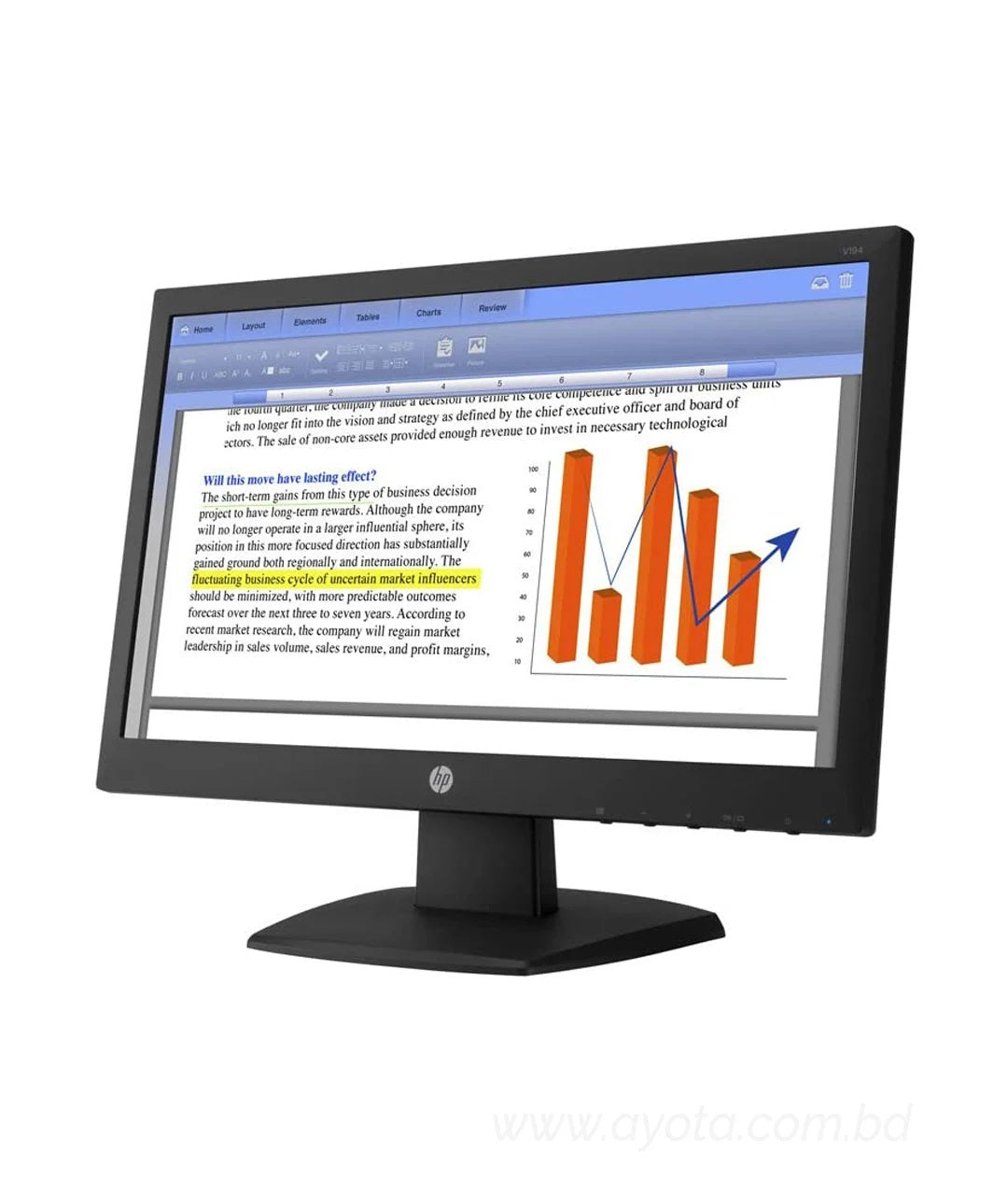 HP V194 18.5 inch LED Backlight Monitor-Best Price In BD