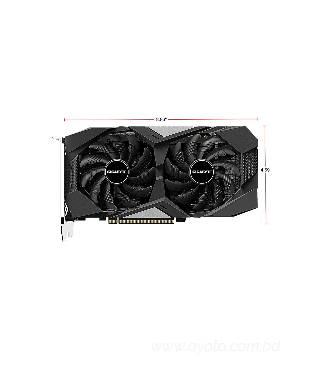 GIGABYTE Nvidia GeForce® GTX 1650 Super™ WINDFORCE OC 4GB GDDR6 Graphic Card (GV-N165SWF2OC-4GD)