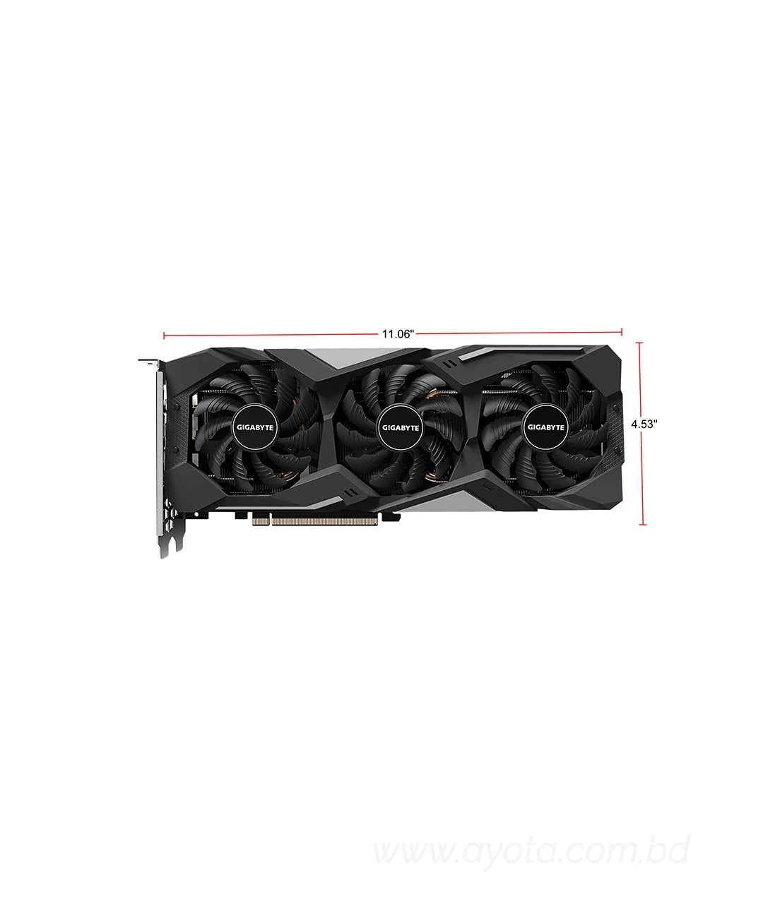 GIGABYTE Radeon RX 5500 XT DirectX 12 GV-R55XTGAMING OC-4GD 4GB 128-Bit GDDR6 PCI Express 4.0 x16 ATX Video Card