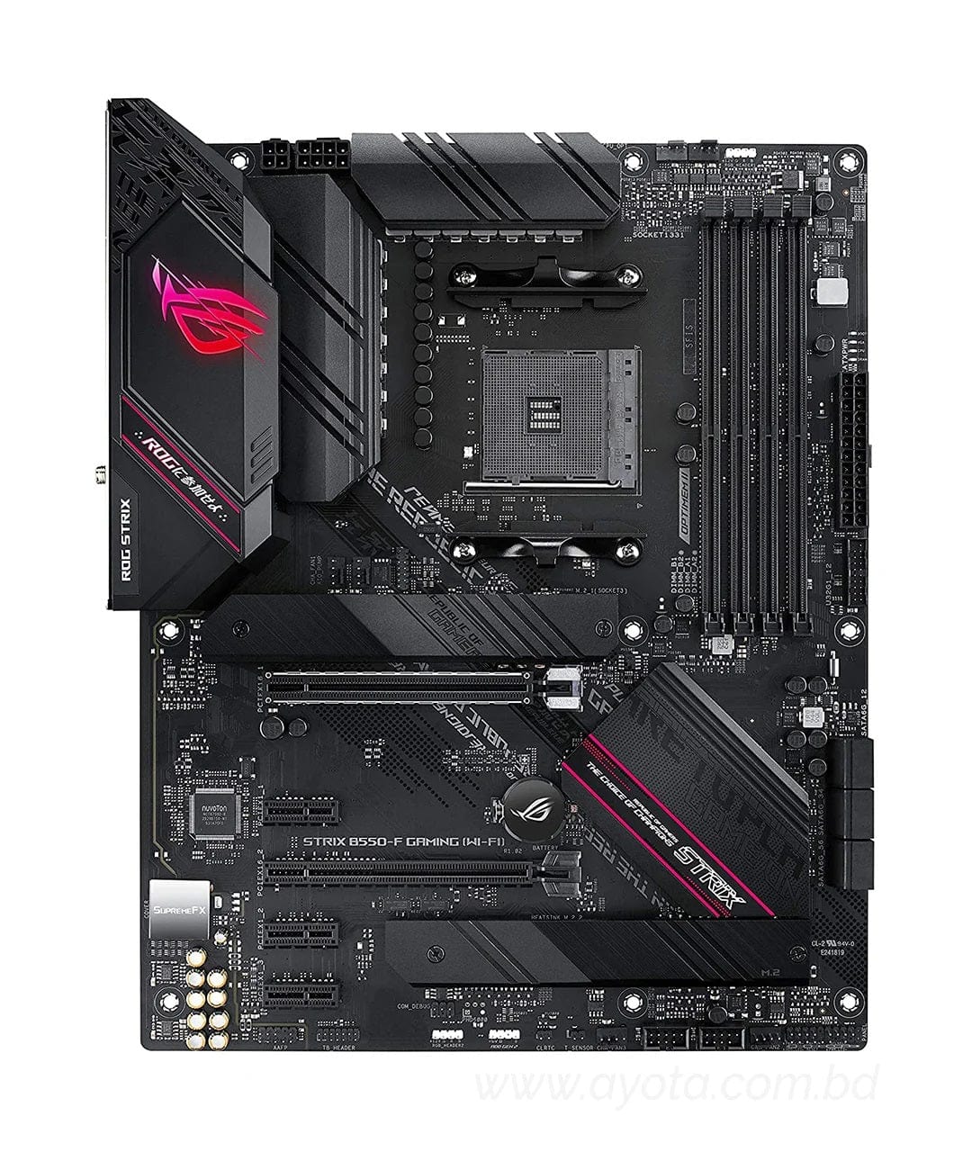 ASUS ROG STRIX B550-F GAMING AM4 AMD B550 SATA 6Gb/s ATX AMD Motherboard