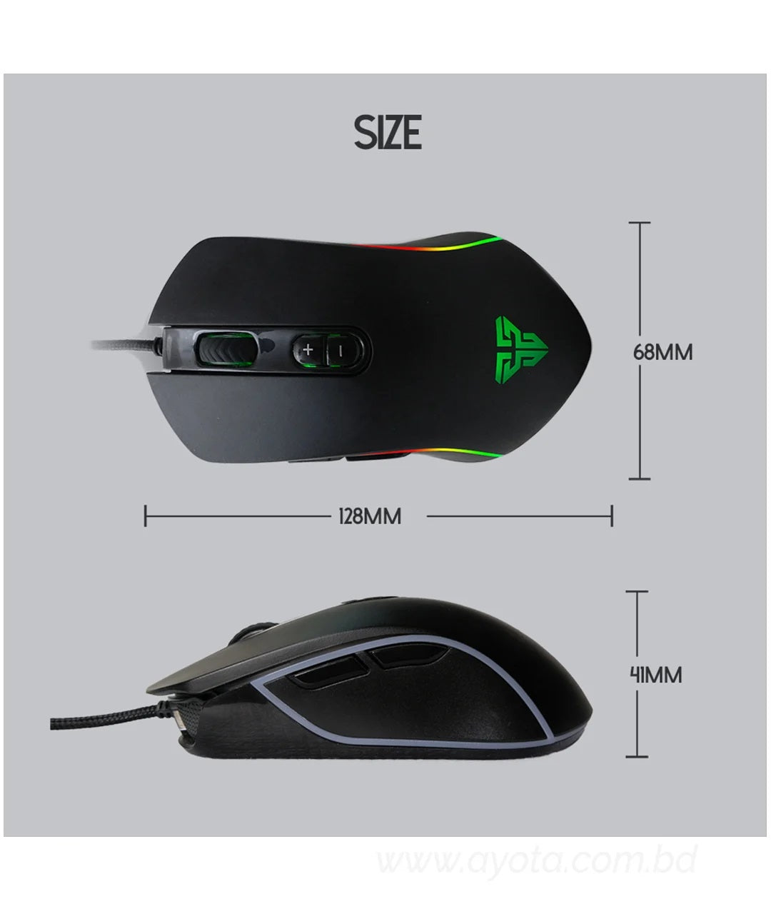 Fantech Macro RGB Gaming X9 THOR Mouse