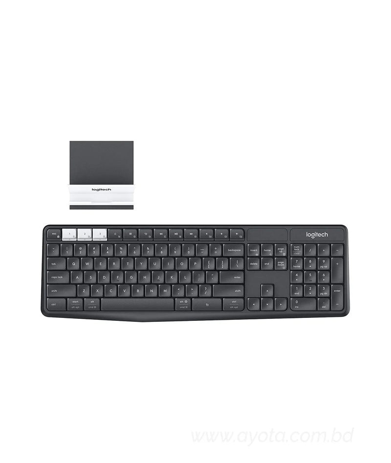 Logitech K375s Multi Device Keyboard (BLACK/CHARCOAL)