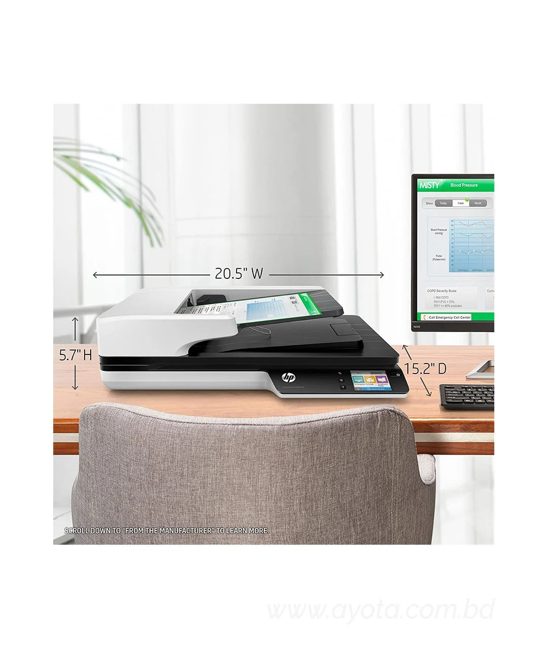 HP ScanJet Pro 4500 fn1 Network Scanner-Best Price In BD