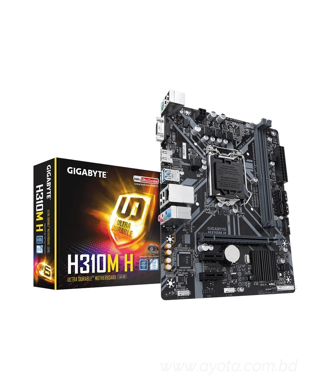 Gigabyte H310M H 8th Gen Micro ATX Motherboard-best price in bd