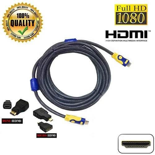 HDTV HDMI TO HDMI 50 METER HIGH-DEFINATION CABLE-Best Price In BD