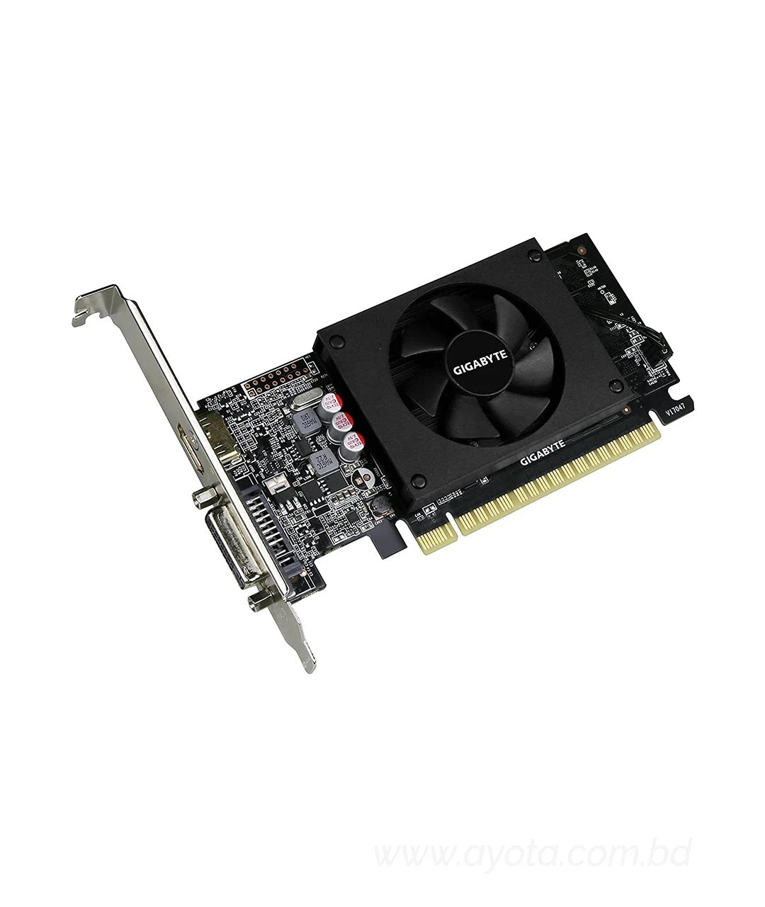 GIGABYTE GeForce GT 710 DirectX 12 GV-N710D5-2GL 2GB 64-Bit DDR5 PCI Express 2.0 x8 Low Profile Video Card