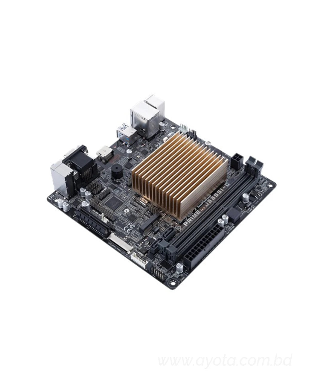 Low-power, fan-less mini-ITX motherboard for Intel Celeron® SoC J3355 processors, with 5X Protection II and HDMI/D-Sub/LVDS support