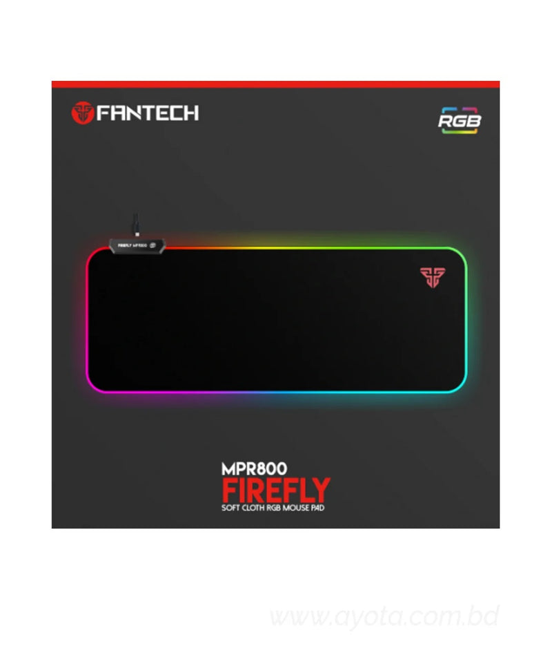 FANTECH RGB soft tube 4 kinds of light effect mode MPR800 Firefly RGB Mousepad