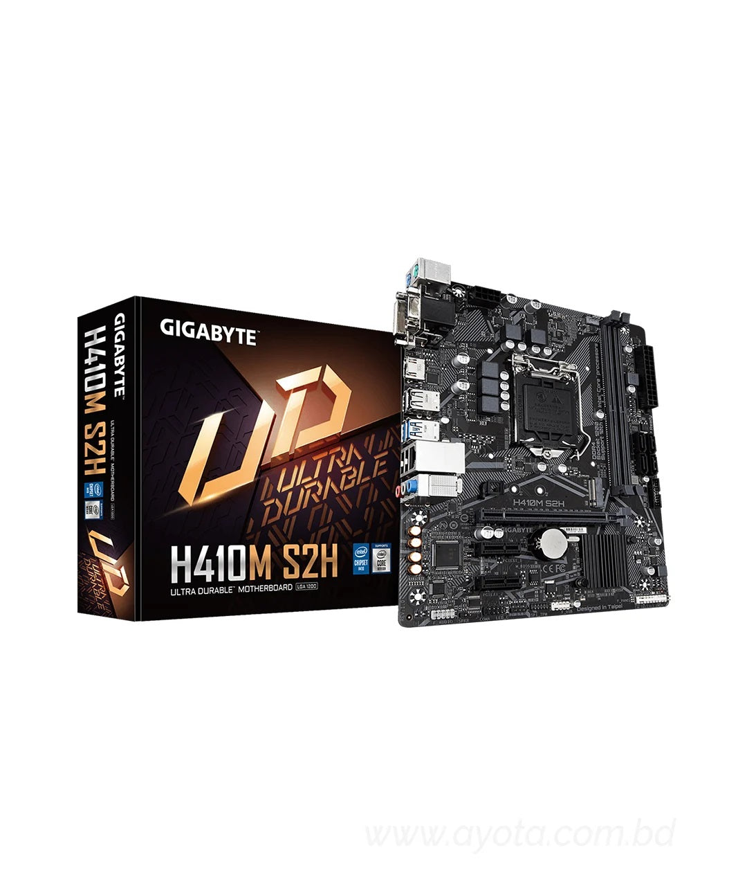 Gigabyte H410M S2H 10th Gen Micro ATX Motherboard-Best Price In BD