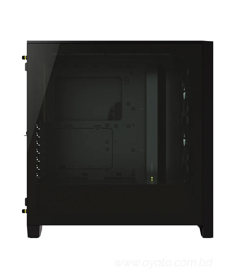 Corsair iCUE 4000X RGB Tempered Glass ATX Mid Tower Computer Case (Black)-Best Price In BD  
