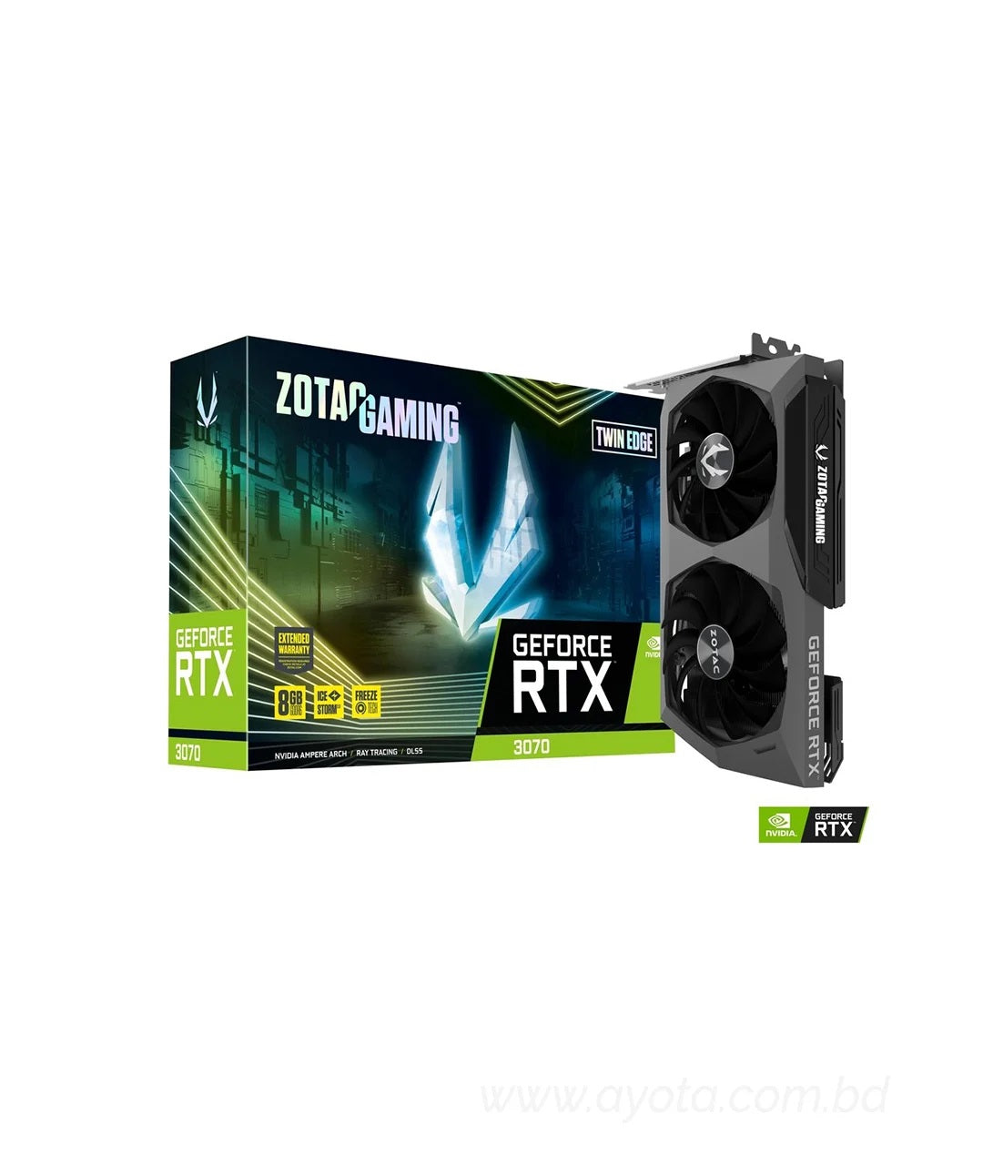 ZOTAC GAMING GeForce RTX 3070 Twin Edge ZT-A30700E-10P