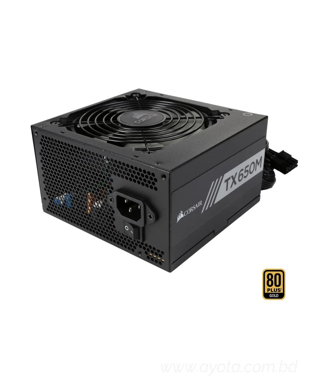 CORSAIR TX-M Series TX650M CP-9020132-NA 650W ATX12V v2.4 / EPS 2.92 80 PLUS GOLD Certified Semi-Modular Active PFC Power Supply