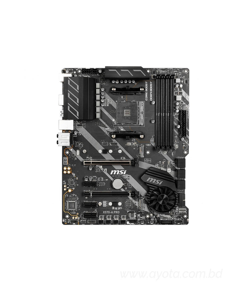 MSI X570-A Pro DDR4 AMD AM4 Socket Motherboard-Best Price In BD
