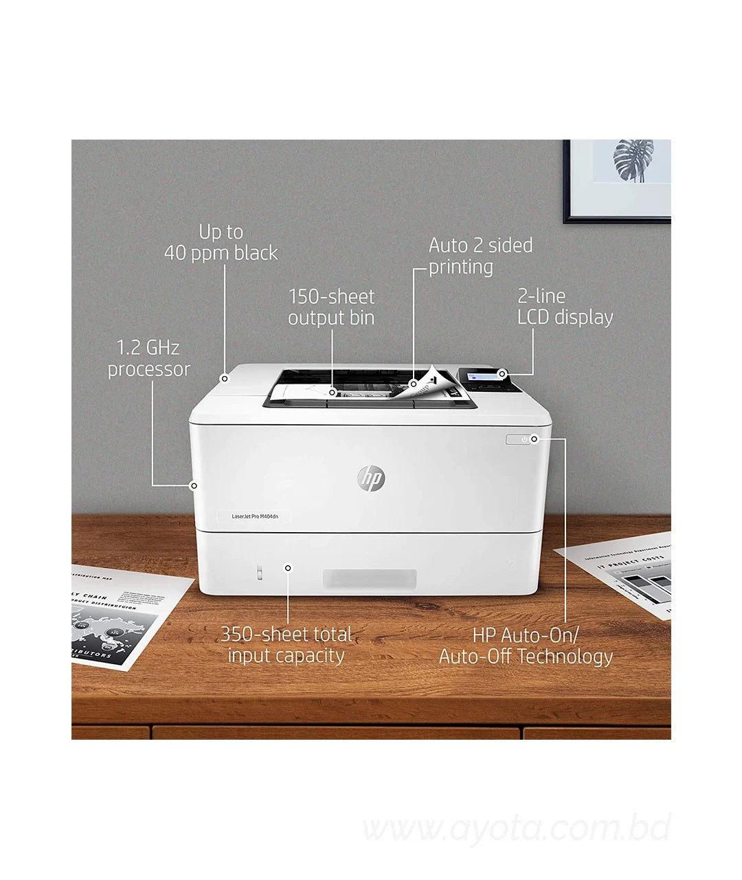 HP LaserJet Pro M404dn Printer-Best Price In BD