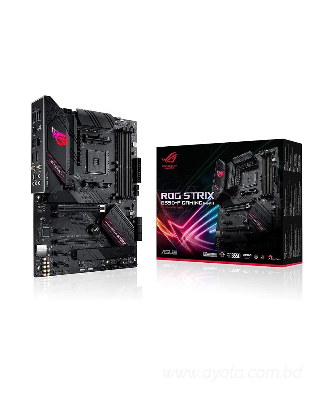 ASUS ROG STRIX B550-F GAMING AM4 AMD B550 SATA 6Gb/s ATX AMD Motherboard