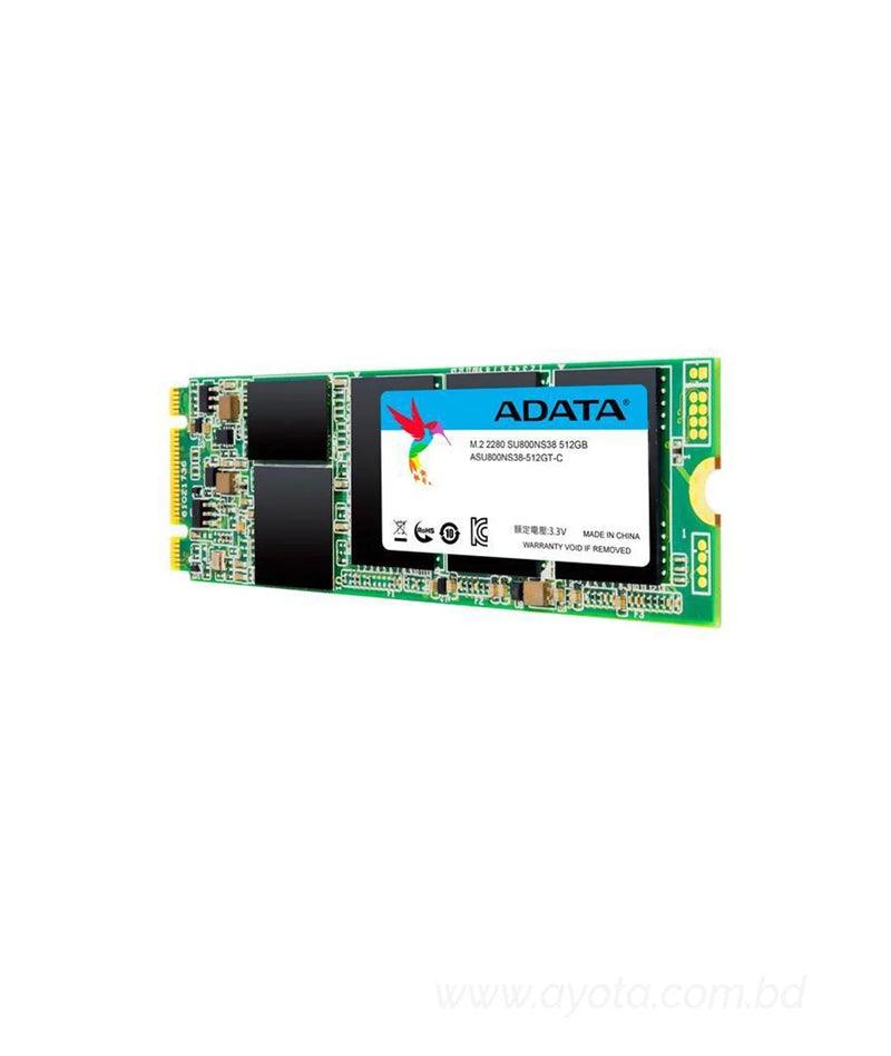 ADATA Ultimate  800S 512GB M.2 SATA III 3D TLC NAND Internal Solid State Drive (SSD)-Best Price In BD