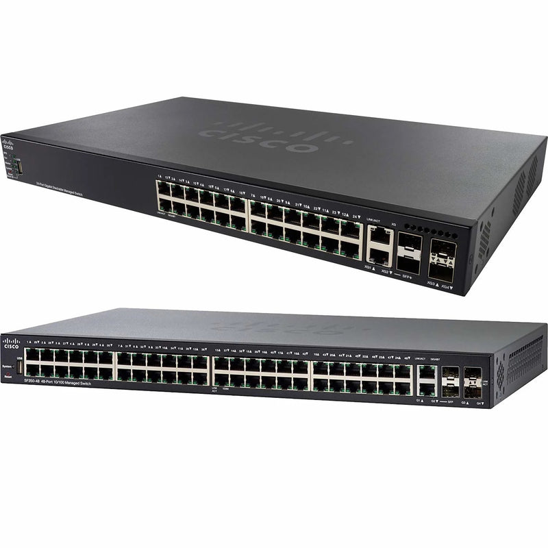 Cisco SF350-48P 48-Port 10/100 PoE Managed Switch