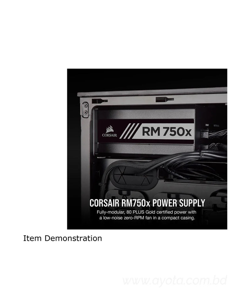 Corsair RM750X 750 Watt 80 Plus Gold Certified Fully Modular Power Supply-Best Price In BD   