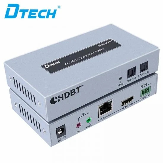 DTECH DT-7054B Transmitter Receiver 100m Hdmi Extender-Best Price In BD