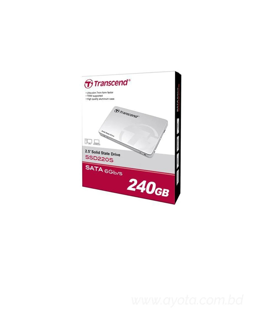 Transcend 240 Gb Solid State Drive - 2.5" Internal - Sata (Sata/600)