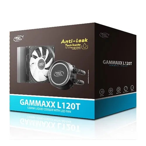 DeepCool GAMMAXX L120 V2/GAMMAXX L120T CPU Cooler -PWM function fan with blue LED lighting for LGA20XX/LGA1366/LGA115X,AM4/AM3+/AM3/AM