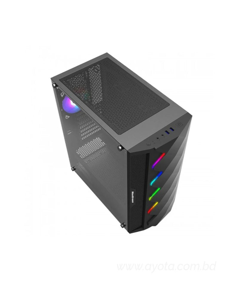 MAXGREEN A361 RGB MID TOWER GAMING CASE-BEST PRICE IN BD
