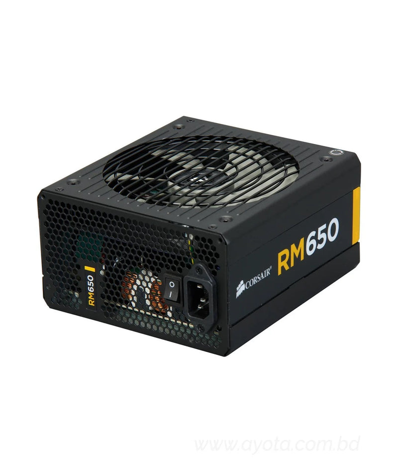 CORSAIR RM Series RM650 650W ATX12V v2.31 and EPS 2.92 80 PLUS GOLD Certified Full Modular Active PFC Power Supply