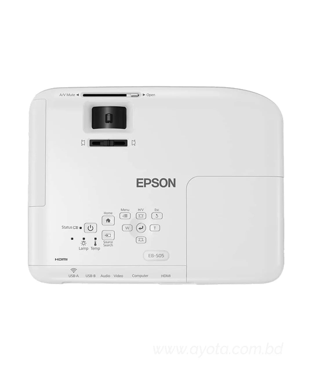 Epson EB-S05 3200 Lumens 3LCD SVGA Projector-Best Price In BD