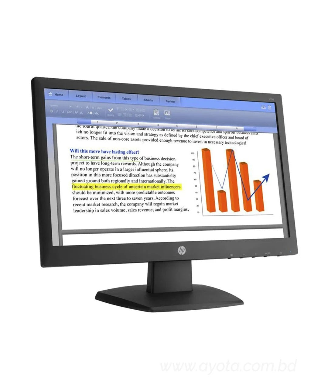 HP V194 18.5 inch LED Backlight Monitor-Best Price In BD