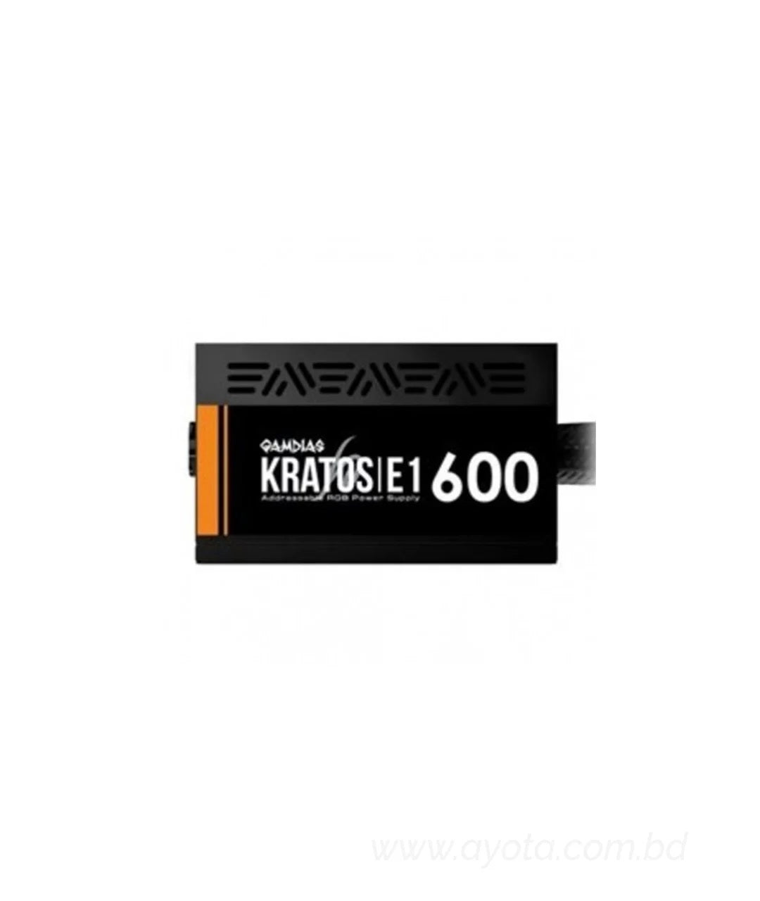 GAMDIAS KRATOS E1-600W ARGB POWER SUPPLY / E1 600w 80+ ADDRESSABLE RGB PSU