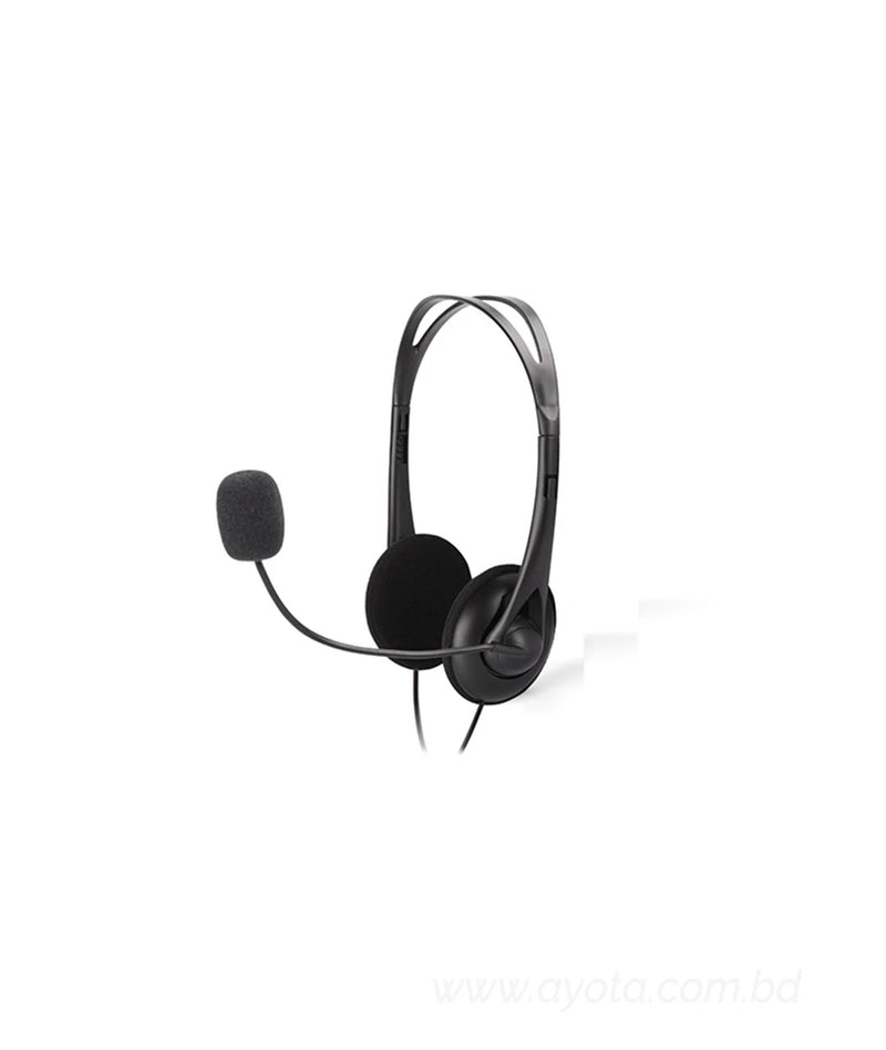 A4tech Headphone noise free HS19 3.5mm  Black