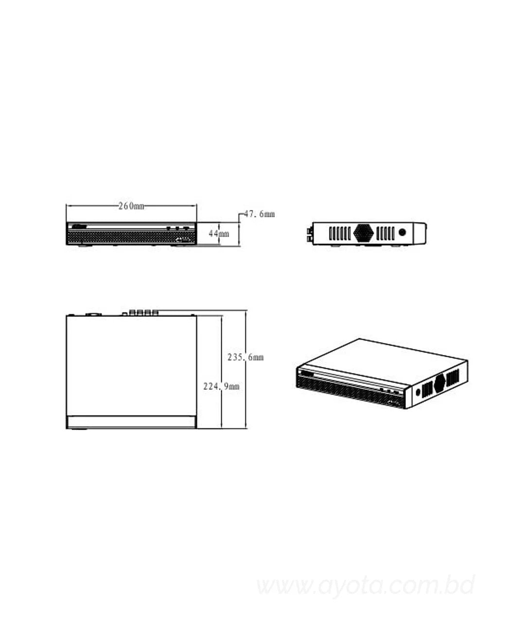 Dahua DHI-XVR-4116HS | 16 Channel DAHUA XVR | DVR