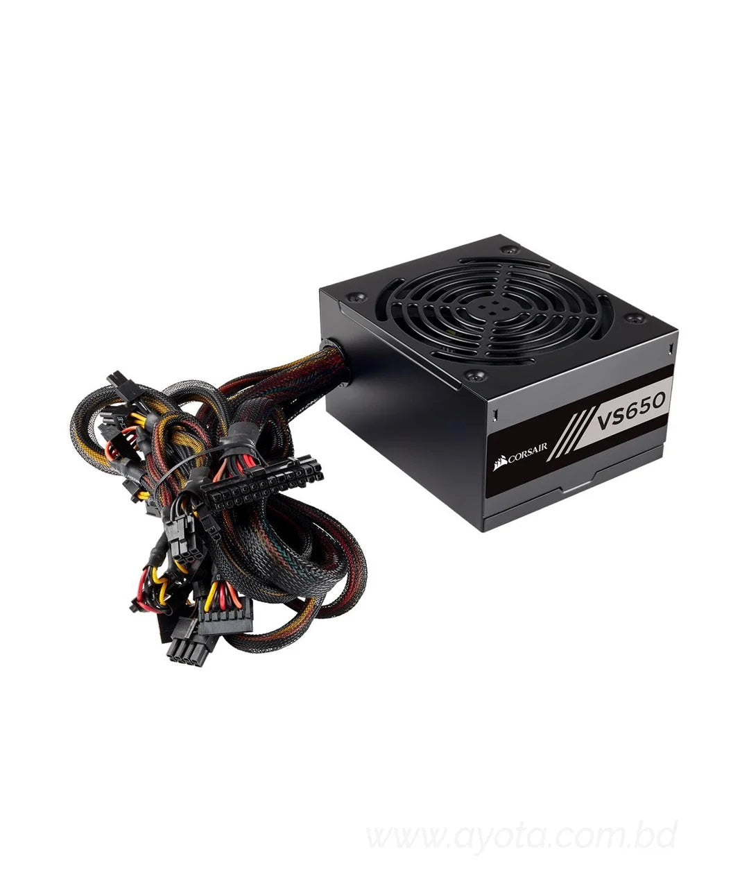 CORSAIR VS Series, VS650, 650 Watt (650W), Active PFC, 80 PLUS White Certified Power Supply