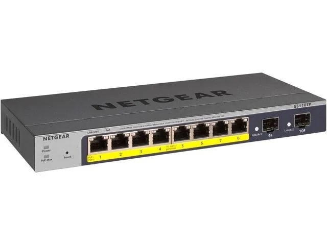 Netgear GS110TP 8-Port ProSafe Gigabit PoE Manage Switch-best price in bd