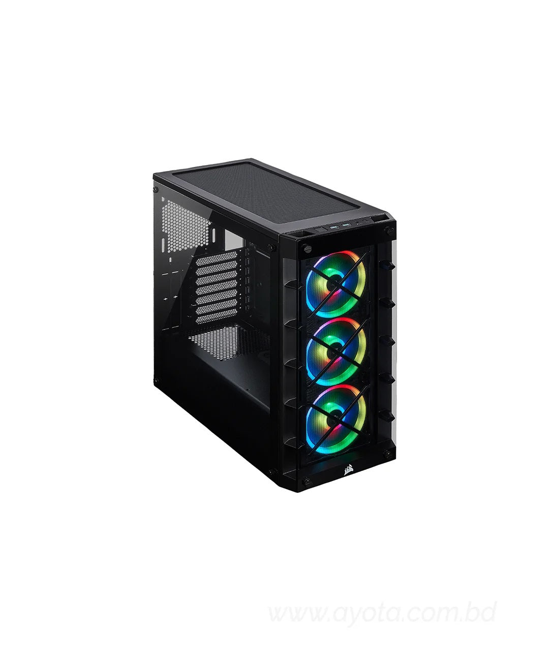 Corsair Crystal iCUE 465X RGB Mid-Tower ATX Smart Case-Best Price In BD 