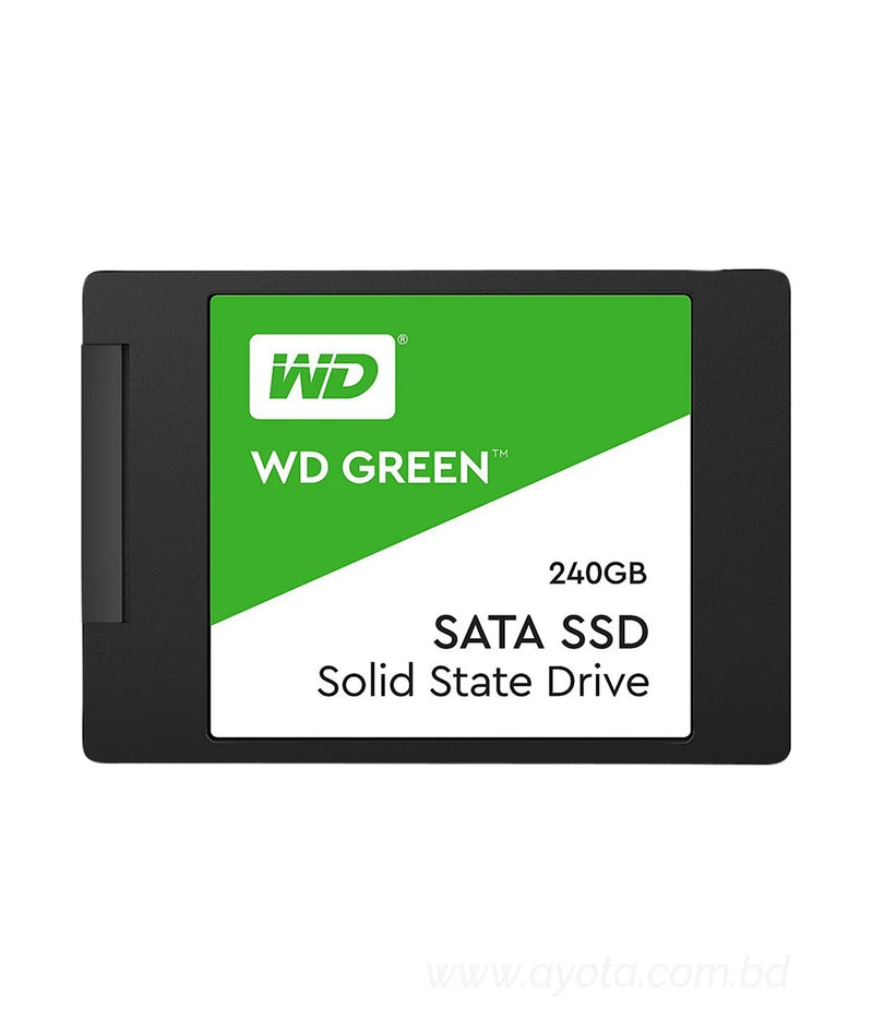 WD Green 240GB Internal PC SSD - SATA III 6 Gb/s, 2.5"/7mm - WDS240G2G0A