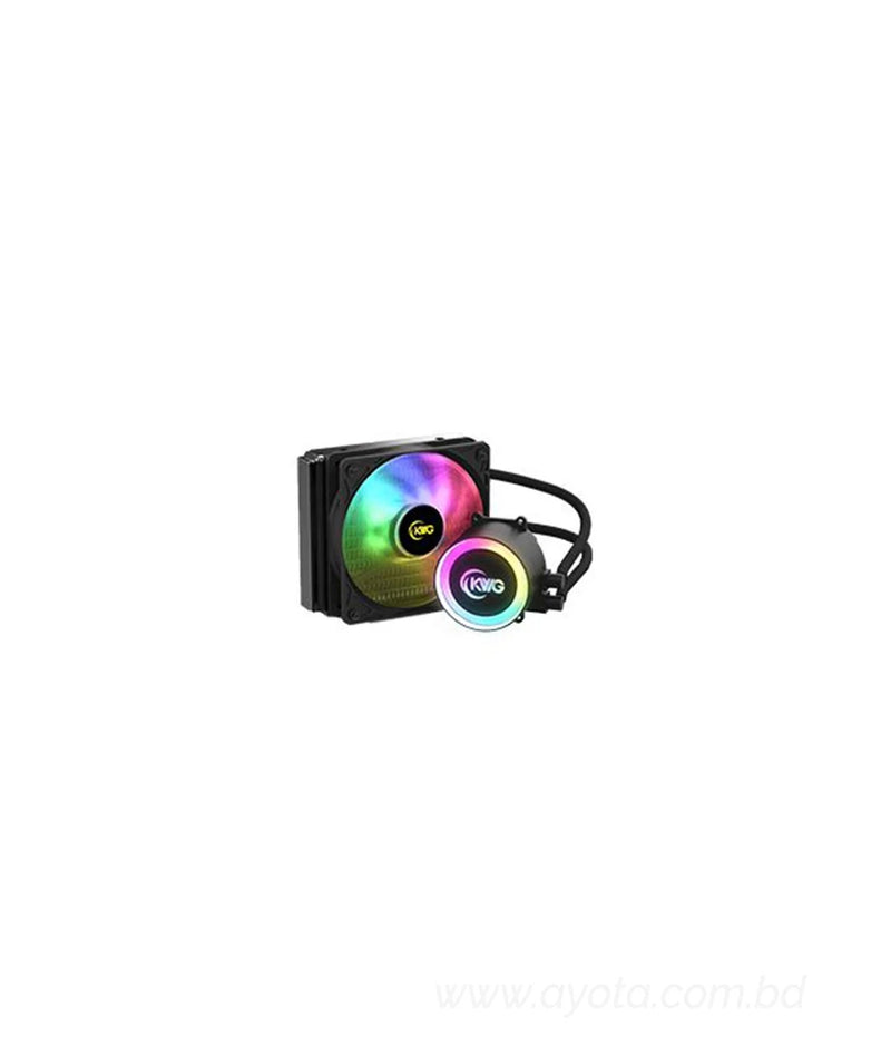 KWG Customize Addressable RGB Lighting Crater E1 120 Lite RGB CPU Liquid Cooler