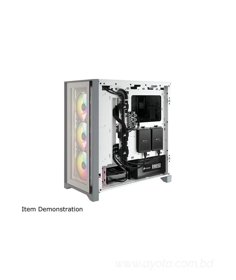 Corsair iCUE 4000X RGB Tempered Glass Mid-Tower ATX Casing-Best Price In BD  