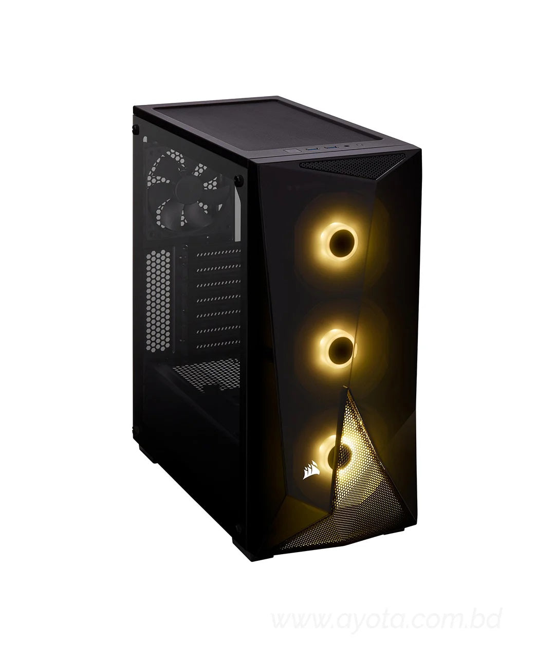 Corsair CARBIDE SPEC-DELTA RGB ATX Gaming Case Black - CC-9011166-WW-Best Price In BD   