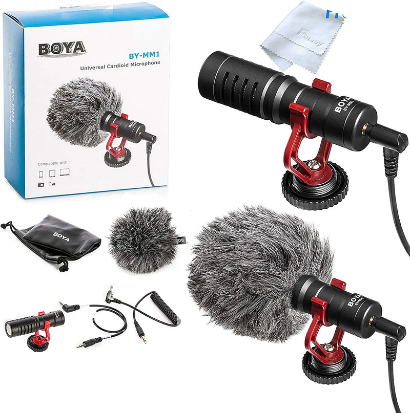 BOYA MM1 Microphone For Smartphone, DSLR, Laptop
