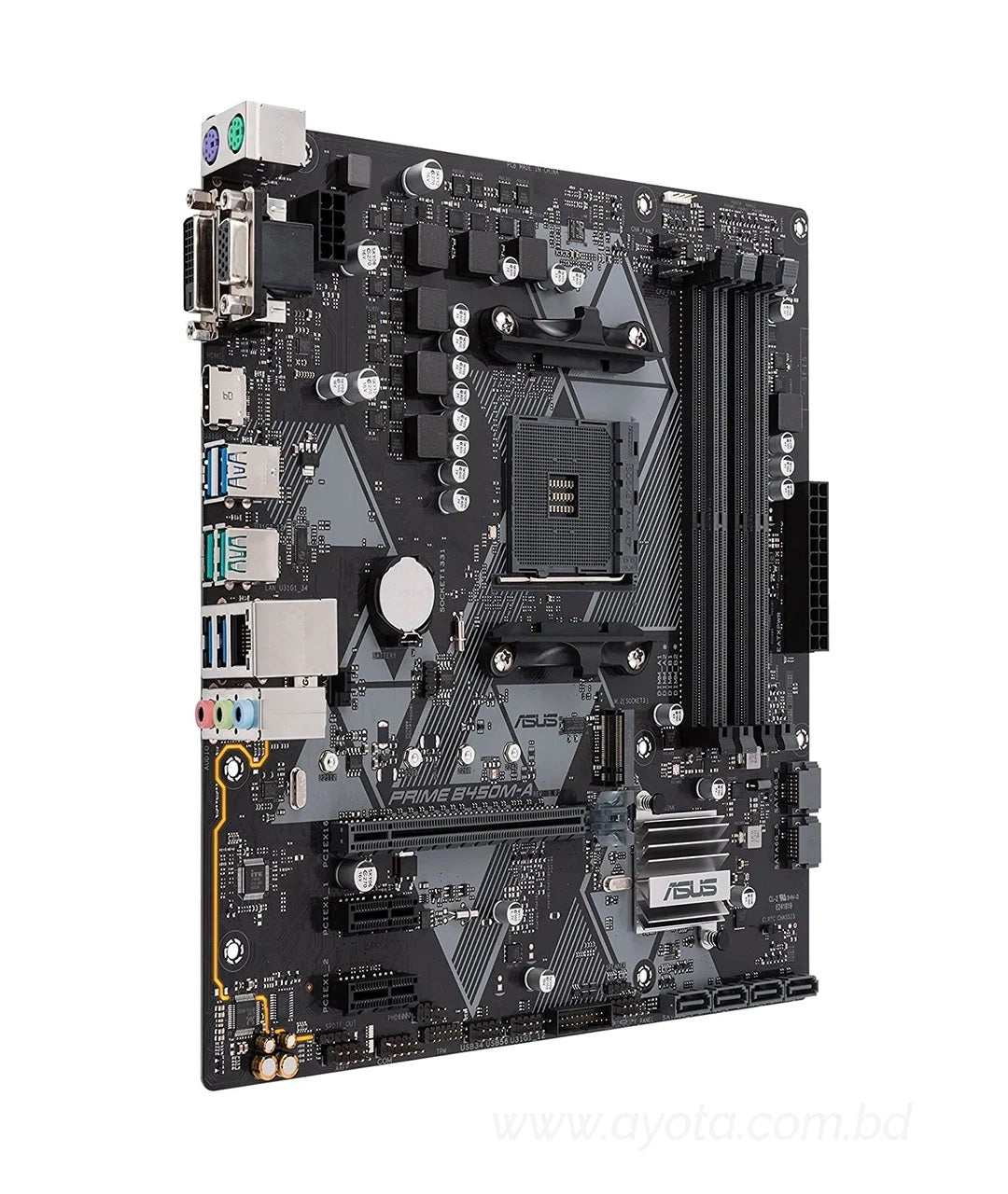 ASUS PRIME B450M-A/CSM AM4 AMD B450 SATA 6Gb/s USB 3.1 HDMI Micro ATX AMD Motherboard